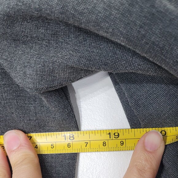 Planet Gray Long Sleeve Business Casual Single-Breasted Blazer High End Classic - Picture 10 of 12